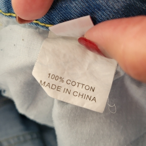 Princess Polly Damika High Waist Wide Leg Crop Jeans - Picture 7 of 10